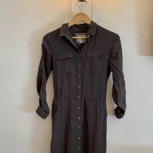 Anthropologie grey dress with pockets (US2)